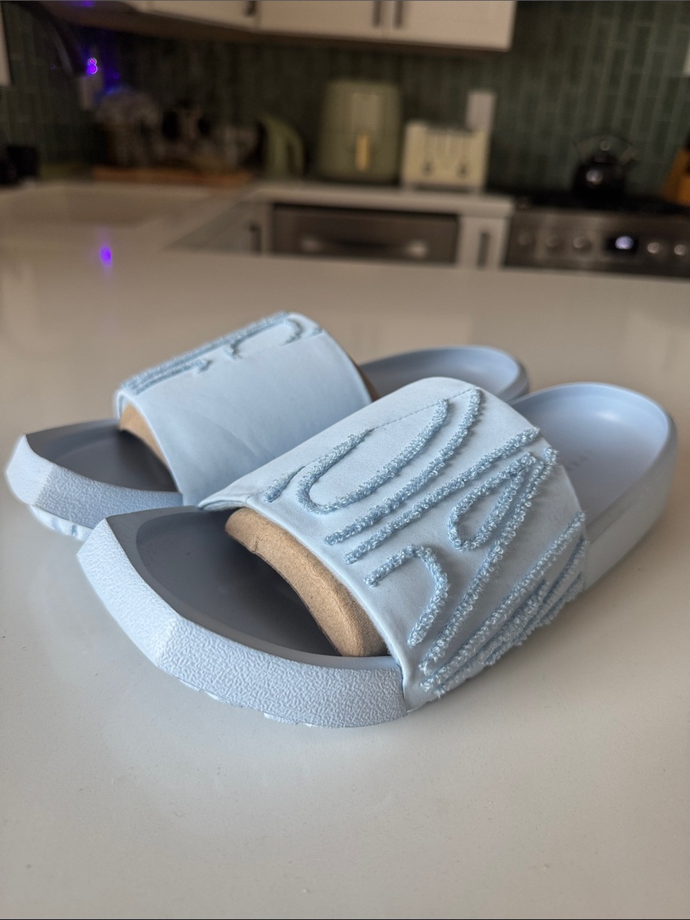 Jordan Women’s Baby Blue Nola Slide Sandals